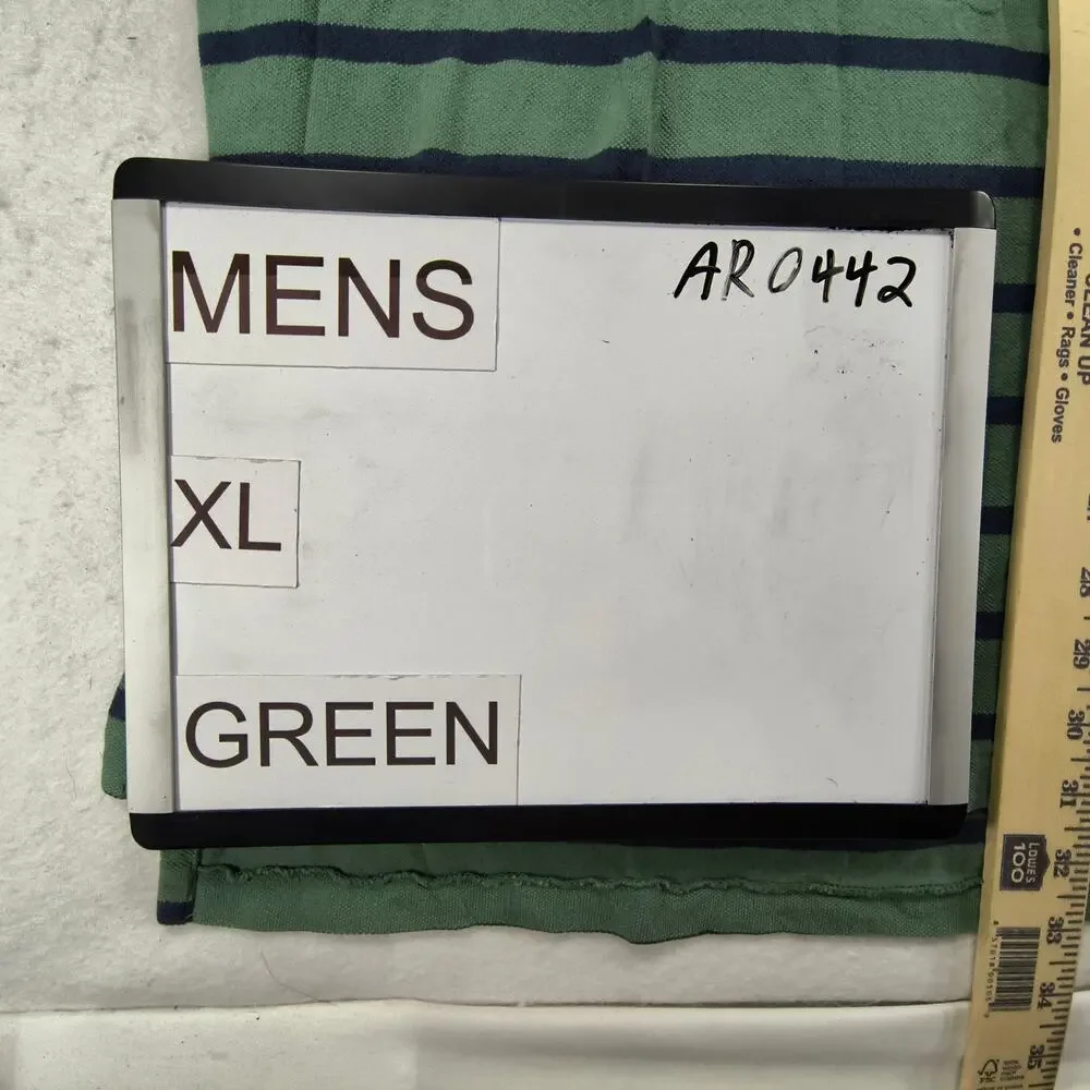 Polo by Ralph Lauren Collared Polo Shirt Mens Size Extra Large XL Green Navy